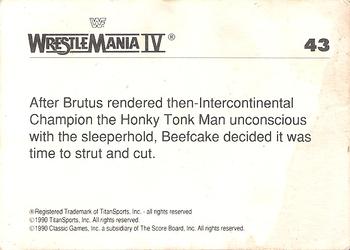 1990 Classic WWF The History of Wrestlemania #43 Brutus 