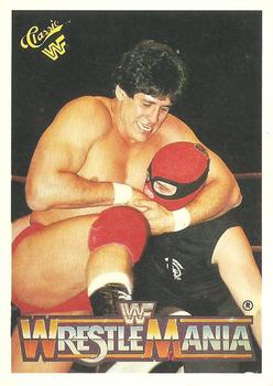 1990 Classic WWF The History of Wrestlemania #2 Tito Santana / Masked Executioner Front
