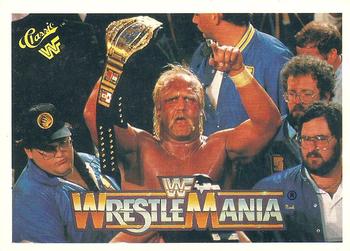 1990 Classic WWF The History of Wrestlemania #11 Hulk Hogan Front