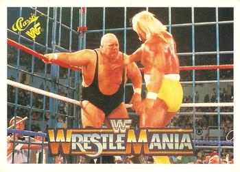 1990 Classic WWF The History of Wrestlemania #15 Hulk Hogan / King Kong Bundy Front