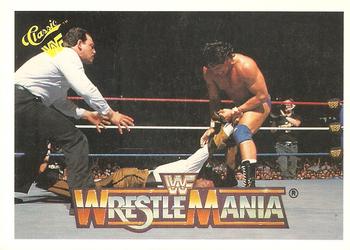 1990 Classic WWF The History of Wrestlemania #22 Slick / Tito Santana Front