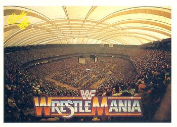 1990 Classic WWF The History of Wrestlemania #23 Pontiac Silverdome Front