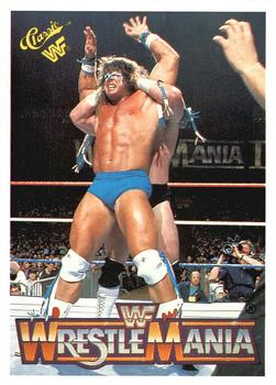 1990 Classic WWF The History of Wrestlemania #48 Hercules / Ultimate Warrior Front
