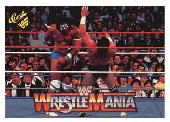 1990 Classic WWF The History of Wrestlemania #61 Hercules / Ultimate Warrior Front