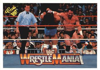 1990 Classic WWF The History of Wrestlemania #63 Hercules / Ultimate Warrior Front