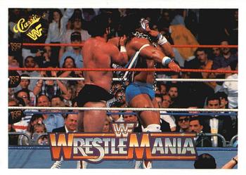 1990 Classic WWF The History of Wrestlemania #64 Hercules / Ultimate Warrior Front