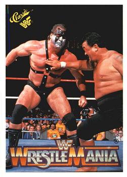 1990 Classic WWF The History of Wrestlemania #76 Mr. Fuji / Ax Front