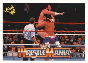1990 Classic WWF The History of Wrestlemania #82 King Haku / Hercules Front