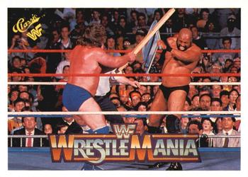 1990 Classic WWF The History of Wrestlemania #86 Bad News Brown / 
