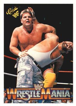 1990 Classic WWF The History of Wrestlemania #91 Bushwhackers / Rougeau Brothers Front