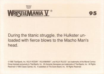 1990 Classic WWF The History of Wrestlemania #95 Hulk Hogan / 