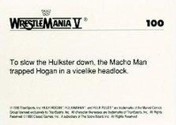 1990 Classic WWF The History of Wrestlemania #100 Hulk Hogan / 