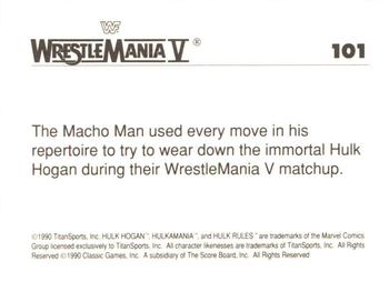 1990 Classic WWF The History of Wrestlemania #101 Hulk Hogan / 