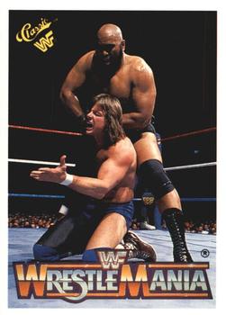 1990 Classic WWF The History of Wrestlemania #127 Bad News Brown / Rowdy Roddy Piper Front