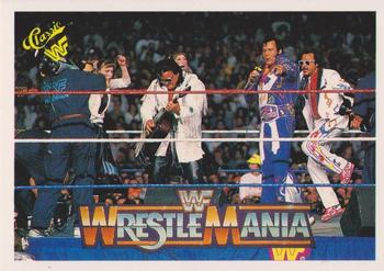 1990 Classic WWF The History of Wrestlemania #139 Rhythm & Blues Front