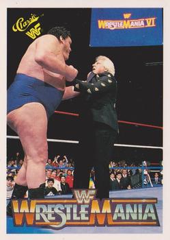 1990 Classic WWF The History of Wrestlemania #141 Andre the Giant / Bobby 