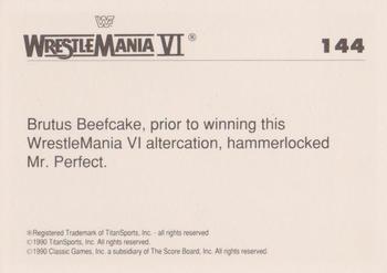 1990 Classic WWF The History of Wrestlemania #144 Brutus 