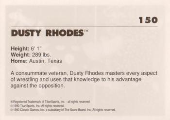 1990 Classic WWF The History of Wrestlemania #150 Dusty Rhodes Back
