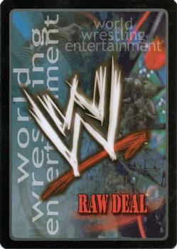 2003 Comic Images WWE Raw Deal: Velocity #2 Diving Takedown Back