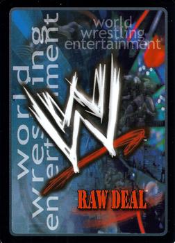 2003 Comic Images WWE Raw Deal: Velocity #25 Shoot Headlock Back