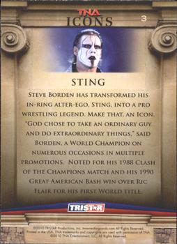 2010 TriStar TNA Icons #3 Sting Back