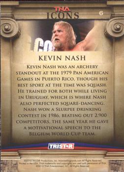 2010 TriStar TNA Icons #6 Kevin Nash Back