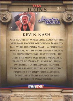 2010 TriStar TNA Icons #21 Kevin Nash Back