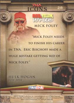 2010 TriStar TNA Icons #28 Mick Foley Back