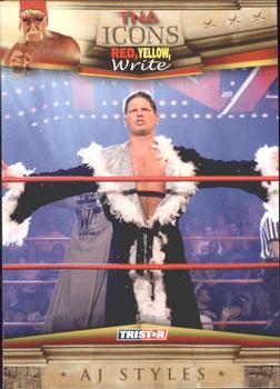 2010 TriStar TNA Icons #39 A.J. Styles Front