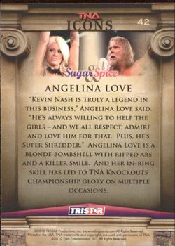 2010 TriStar TNA Icons #42 Angelina Love Back