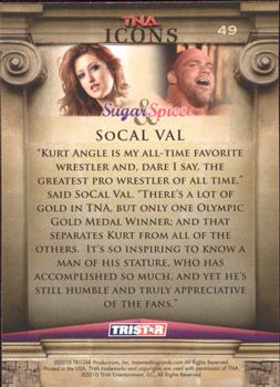 2010 TriStar TNA Icons #49 SoCal Val Back