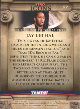 2010 TriStar TNA Icons #67 Jay Lethal Back
