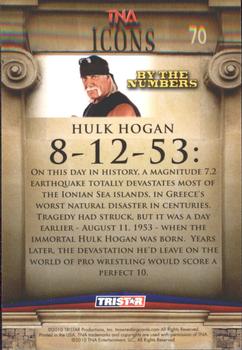 2010 TriStar TNA Icons #70 Hulk Hogan Back