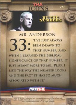 2010 TriStar TNA Icons #79 Mr. Anderson Back