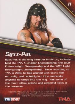 2010 TriStar TNA New Era #11 Syxx-Pac Back