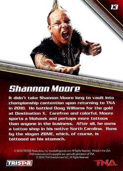 2010 TriStar TNA New Era #13 Shannon Moore Back