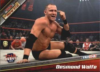 2010 TriStar TNA New Era #20 Desmond Wolfe Front