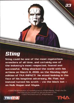 2010 TriStar TNA New Era #23 Sting Back