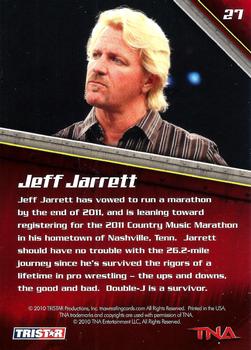 2010 TriStar TNA New Era #27 Jeff Jarrett Back