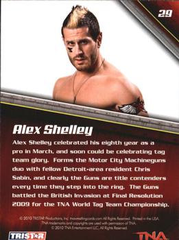 2010 TriStar TNA New Era #29 Alex Shelley Back