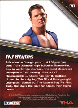 2010 TriStar TNA New Era #30 A.J. Styles Back