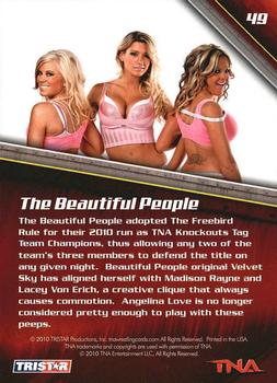 2010 TriStar TNA New Era #49 The Beautiful People Back