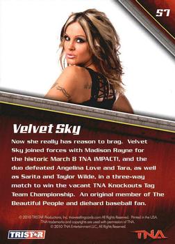 2010 TriStar TNA New Era #57 Velvet Sky Back