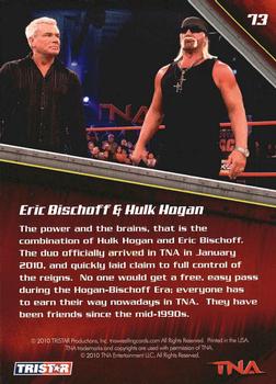 2010 TriStar TNA New Era #73 Hulk Hogan & Eric Bischoff Back