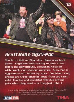 2010 TriStar TNA New Era #75 Scott Hall & Syxx-Pac Back