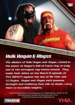 2010 TriStar TNA New Era #76 Hulk Hogan & Abyss Back
