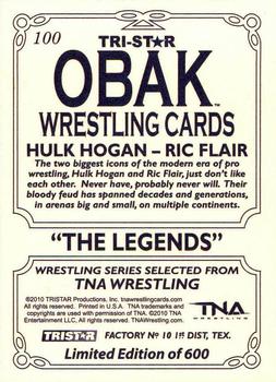 2010 TriStar TNA New Era #100 Hulk Hogan / Ric Flair Back