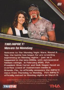 2010 TriStar TNA New Era #81 TNA iMPACT! Moves to Monday Back