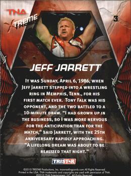 2010 TriStar TNA Xtreme #3 Jeff Jarrett Back
