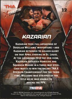 2010 TriStar TNA Xtreme #12 Kazarian Back